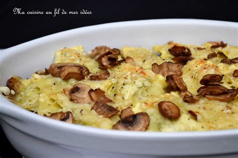 Ma cuisine au fil de mes idées Gratin de raviolis ricotta-basilic
