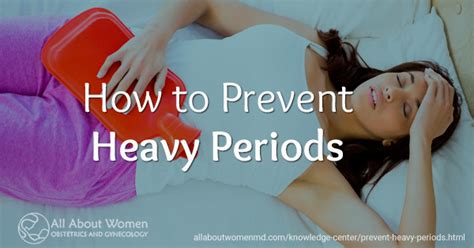 How To Stop Heavy Periods A Well Womans Guide To Abnormal Menstruation
