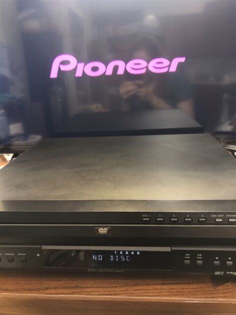 Pioneer 5 Disc Dvd Cd Video Player Changer Dolby Digital Home Theater