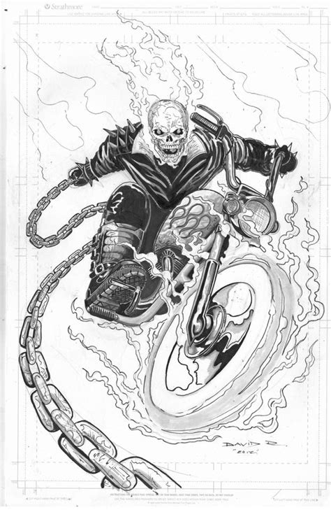The Ghostrider Comic Art Ghost Rider Tattoo Ghost Rider Drawing