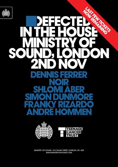 Event Defected In The House At Ministry Of Sound Defected Records™ House Music All Life Long