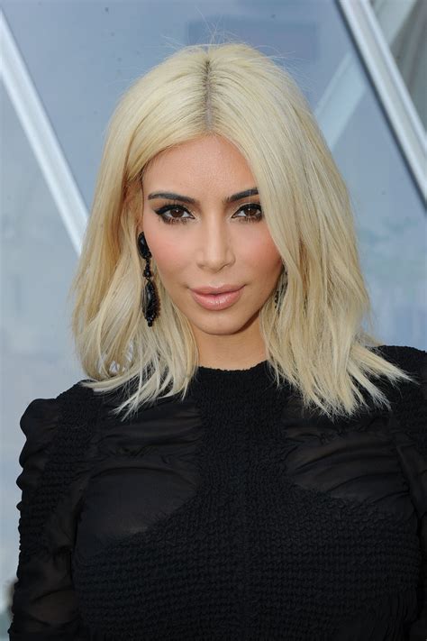 Kim Kardashians Blond Hair 5 Products To Maintain Your