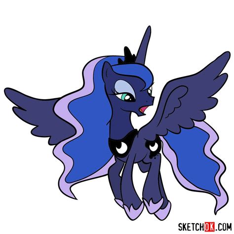 From Night to Light: How to Draw Princess Luna from MLP