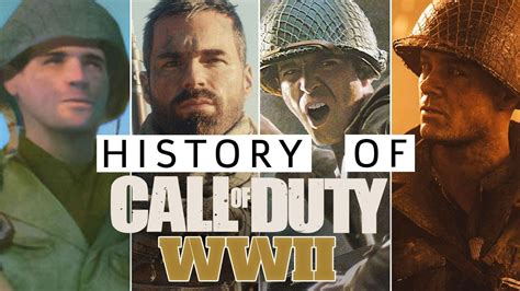 History Of Call Of Duty Ww2 Games Youtube
