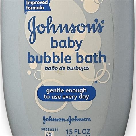 Johnson And Johnsons Baby Bubble Bath Gentle No Tears Original Formula
