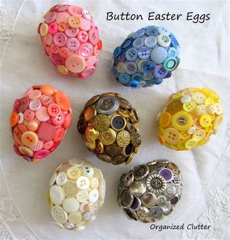 Button Easter Eggs Organized Clutter