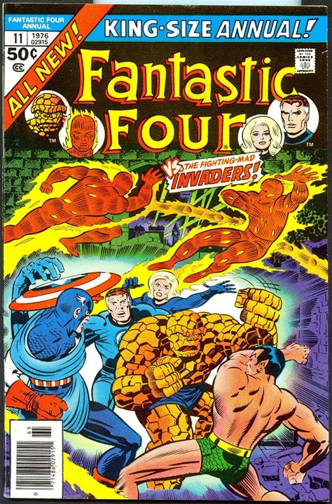 Fantastic Four Vs Invaders Fantastic Four Vol 01 Annual Annual 11