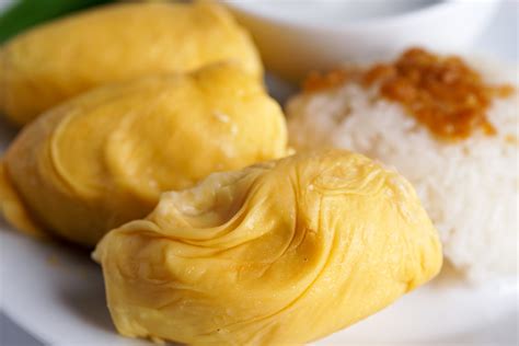 Pulut Durian Traditional Dessert From Malaysia Southeast Asia