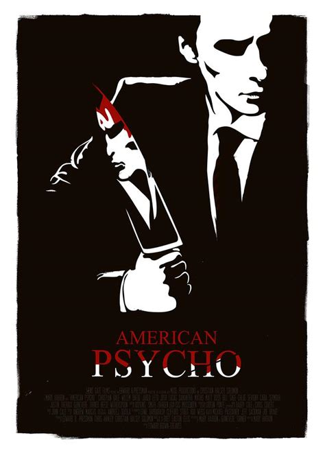 American Psycho 2000 Custom Poster Poster Digital Art By Kailani Smith Fine Art America