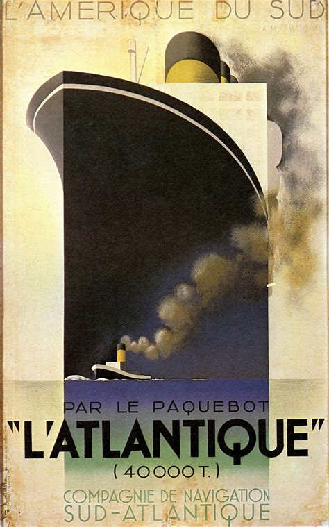 A.M Cassandre, The Legendary Art Deco Poster Artist