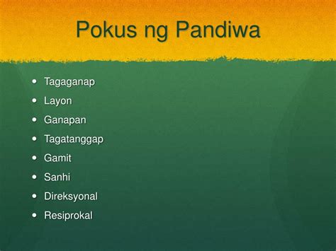 Ppt Pokus Ng Pandiwa Powerpoint Presentation Free Download Id6497585