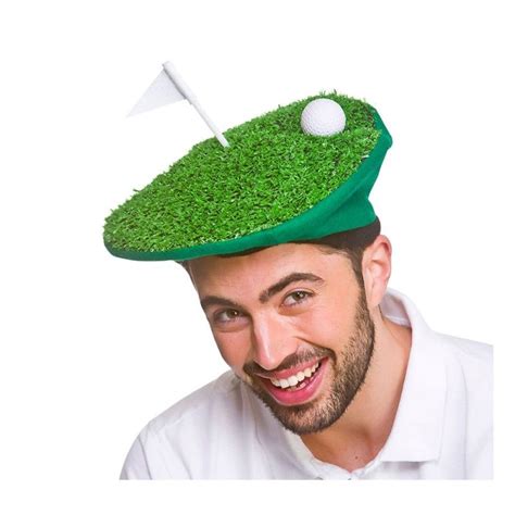 Funny Golf Hat Mens Fancy Dress Costume Accessory Ac9746