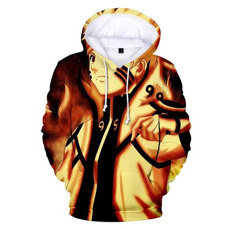 New Naruto Hoodie Coat Puiiover Sweatshirts Kakashi Sasuke 3d Hoodies
