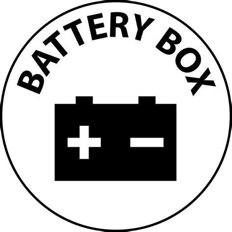 Symbol Battery Sign Battery Box On White Background 24459340 Vector Art