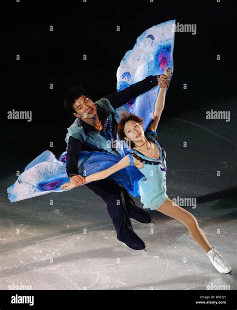 Dan Zhang And Hao Zhang Of China Winners Of The Pair Skating At The Cup