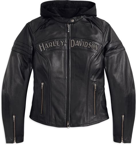 Harley Davidson Miss Enthusiast 3 In 1 Leather Jacket 98030 Jacket