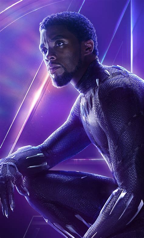 1280x2120 Black Panther In Avengers Infinity War New Poster Iphone 6