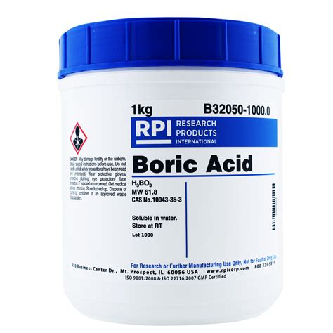 B32050 10000 Boric Acid 1 Kilogram
