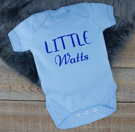 Personalised Blue Baby Shower Bodysuit Heavensent Baby Ts