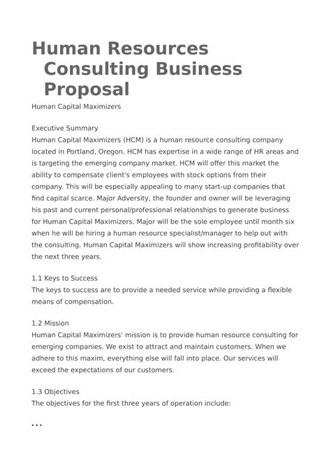 Free Printable Consulting Proposal Templates Word Pdf