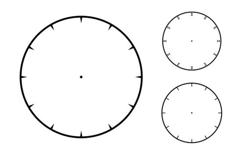 Blank Digital Clock Template