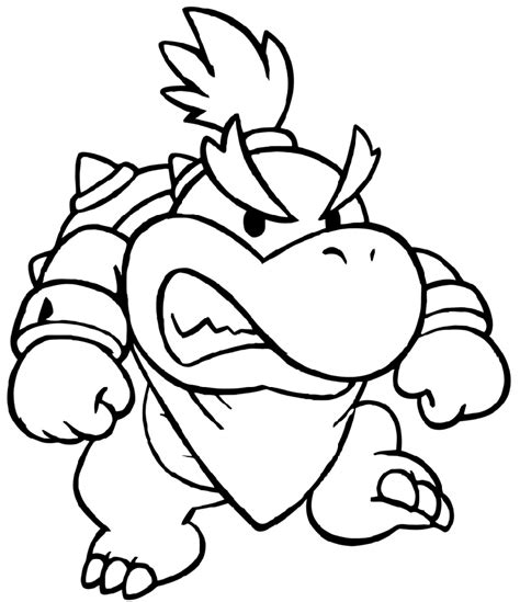 Bowserjr nintendo bowser bowserjunior mario supermariobros bowserjrkoopa bowser_junior koopa supermario. Bowser Jr Coloring Pages Printable | K5 Worksheets