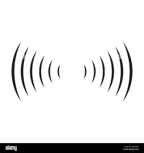 Sound Radio Wave Icon Vector Wifi Sound Signal Connection For Graphic