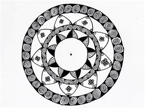 Mandala For Beginners How To Draw A Mandala Part Iii Mandala Book Riset