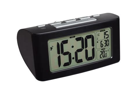 Digital Radio Controlled Alarm Clock With Nap Timer Siesta Tfa Dostmann