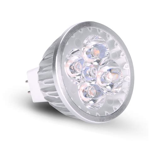 Acdc 12 Volt 4 Watt Led Light Spot Bulb Mr16 Gu53 Bi Pin Track Lamp