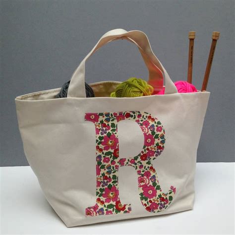 Shop with afterpay on eligible items. liberty print personalised knitting bag by gemima london ...
