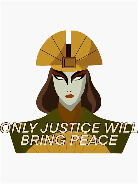 Avatar The Last Airbender Kyoshi Quote Sticker For Sale By