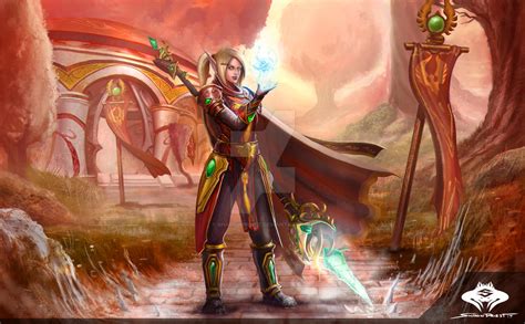 Commission Blood Elf Mage By Shadowpriest On Deviantart