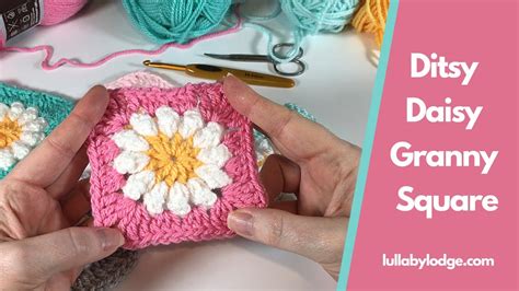 Ditsy Daisy Granny Squares Crochet Tutorial Youtube