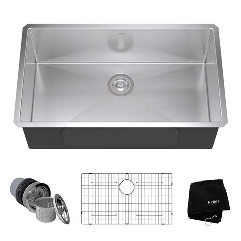 Maybe you would like to learn more about one of these? KRAUS Undermount Stainless Steel 32 in. Single Bowl ...