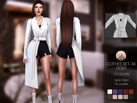 Clothes Set 34 Top Bd134 By Busra Tr At Tsr Sims 4 Updates