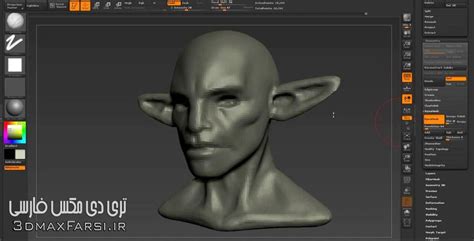 آموزش اسکالپینگ دهان Zbrush Creature Mouth Next Step After Dynamesh