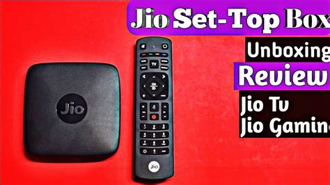 Jio Set Top Box Unboxing And Review Jio Tv Jio Gaming Jio Stb All
