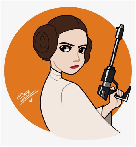 Baby Princess Leia Cartoon