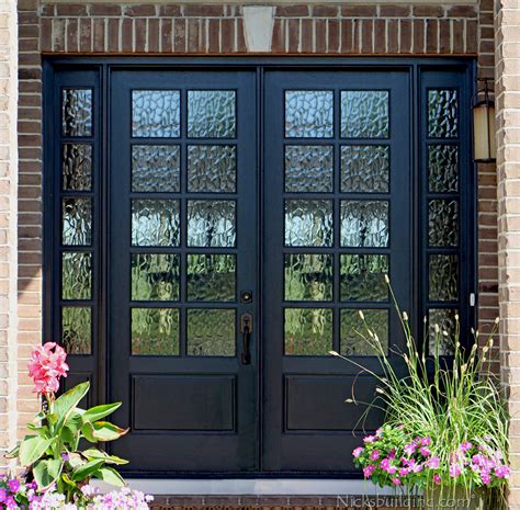 Mahogany Double Doors With Sidelights In 8ft Height