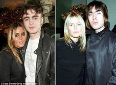 And how did they go from spiders to tarantulas in evolution? Patsy Kensit with sons James Kerr and Lennon Gallagher
