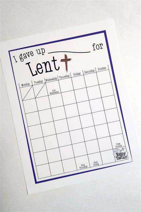 Lent Calendar For Kids Lent Calendar For Children Lent Etsy In 2021