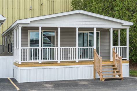 Te A Double Wide Manufactured Home Exterior Village Homes