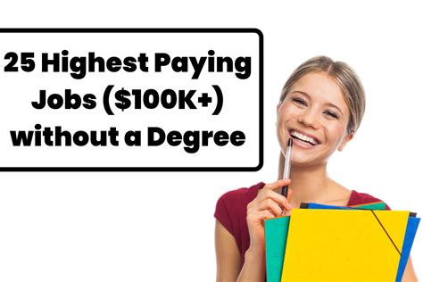 25 Highest Paying Jobs 100k Without A Degree Crpitcom