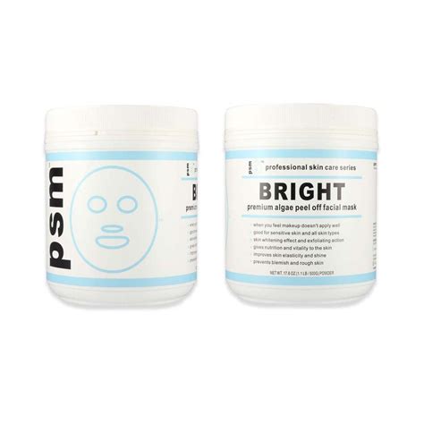 Set Of 2 Psm Bright Premium Algae Peel Off Facial Mask