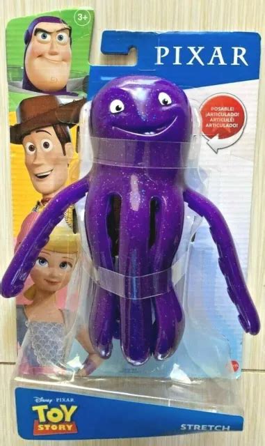 Disney Pixar Toy Story Stretch Purple Glitter Octopus 75 Flexible