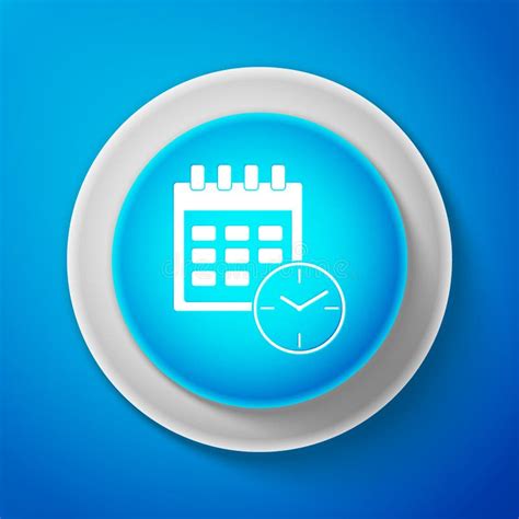 Calendar And Clock Icon Isolated On Transparent Background Schedule