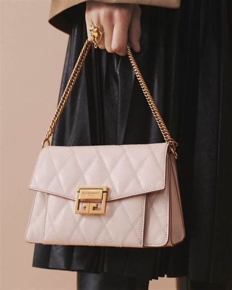 givenchy on instagram “gv3 the small gv3 bag in pale pink diamond quilted leather from the