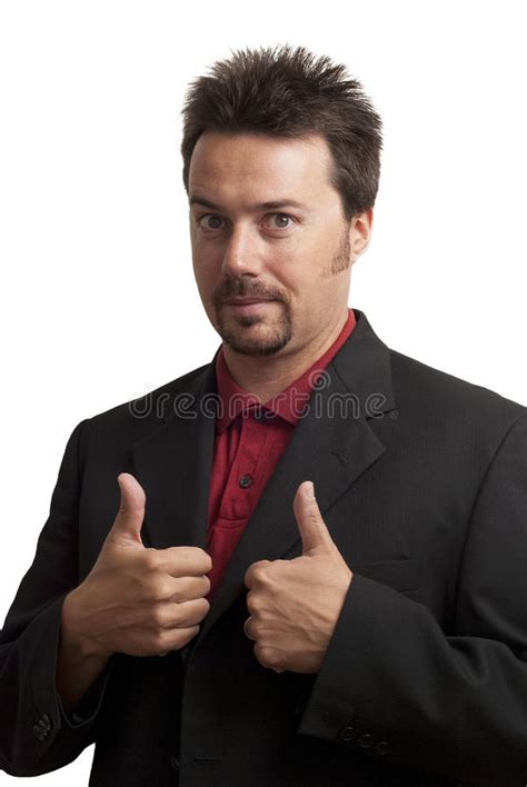 Nerdy Looking Business Man Giving Thumbs Up Stock Photo Image Of