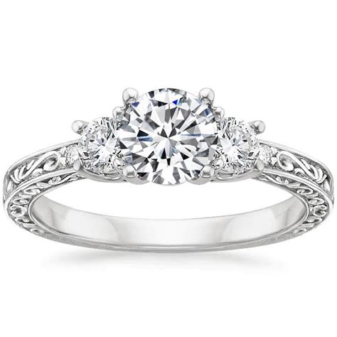And being able to try on the samples before you buy has got to be the smartest and best thing known to any only purchase ever!! Filigree Rings | Brilliant Earth